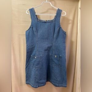 Vintage Nevada Denim Overall Dress – Size 12